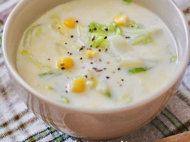 ☆白菜のミルクスープ☆